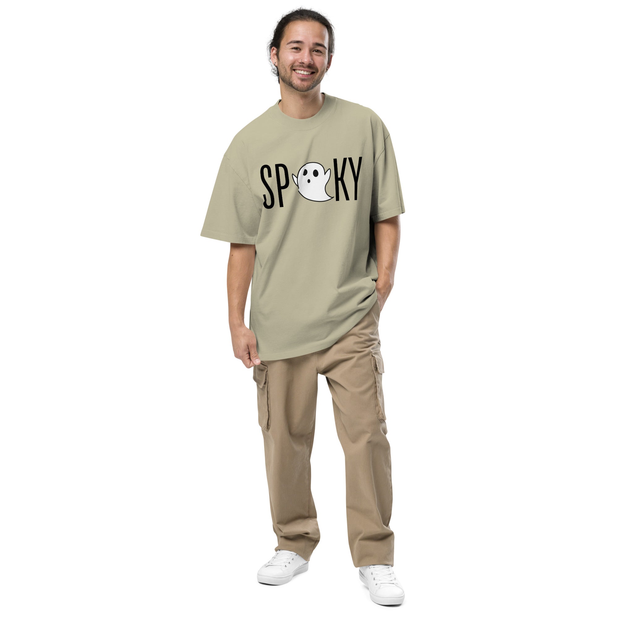 929™  Spooky Men Oversized faded t-shirt