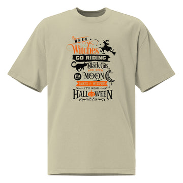 929™ Witches Go Riding Women Oversized faded t-shirt