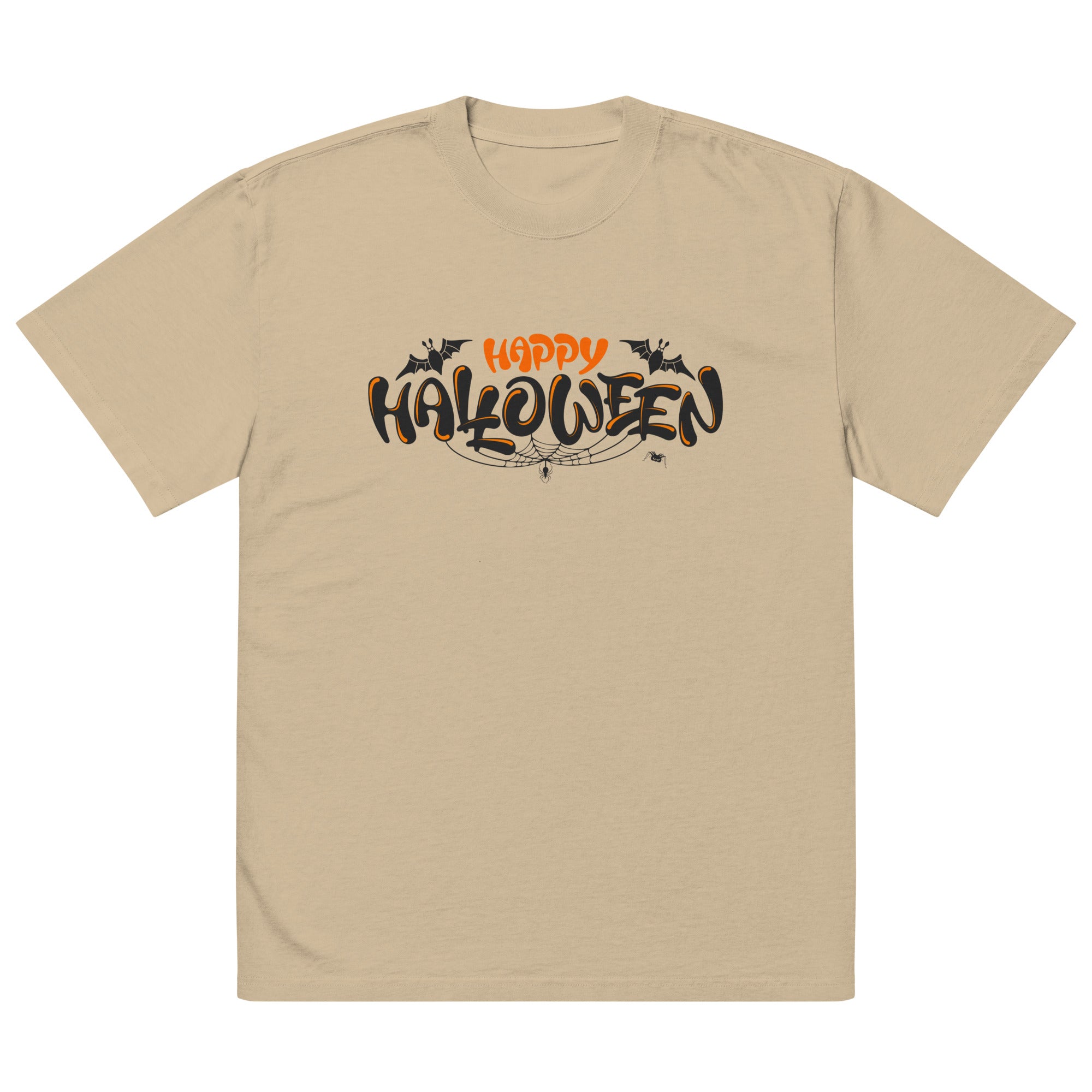 929™ Happy Halloween Men Oversized faded t-shirt