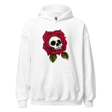 929™ Halloween Skull In Flower Unisex Hoodie