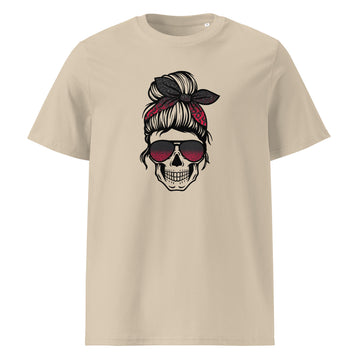 929™ Halloween Skull With Shades Women Unisex organic cotton t-shirt