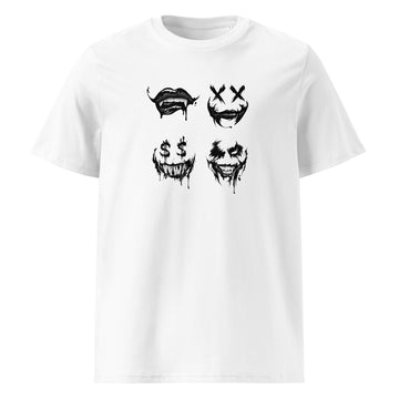 929™ Laughing Evil Face Unisex organic cotton t-shirt