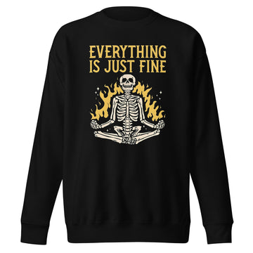 929™ Halloween Skeleton Design Unisex Premium Sweatshirt