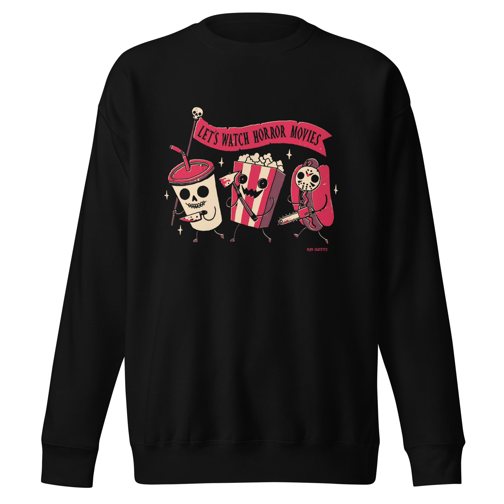 929™ Let's Watch Horror Unisex Premium Sweatshirt